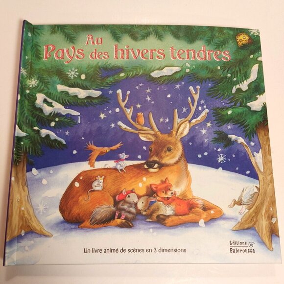 Children's pop-up book French (Paris) "AU PAYS DES HIVERS TENDRES" HC - Exel Con - Picture 1 of 9